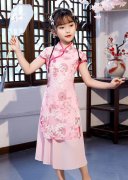中式现代小旗袍童装2020-120¥