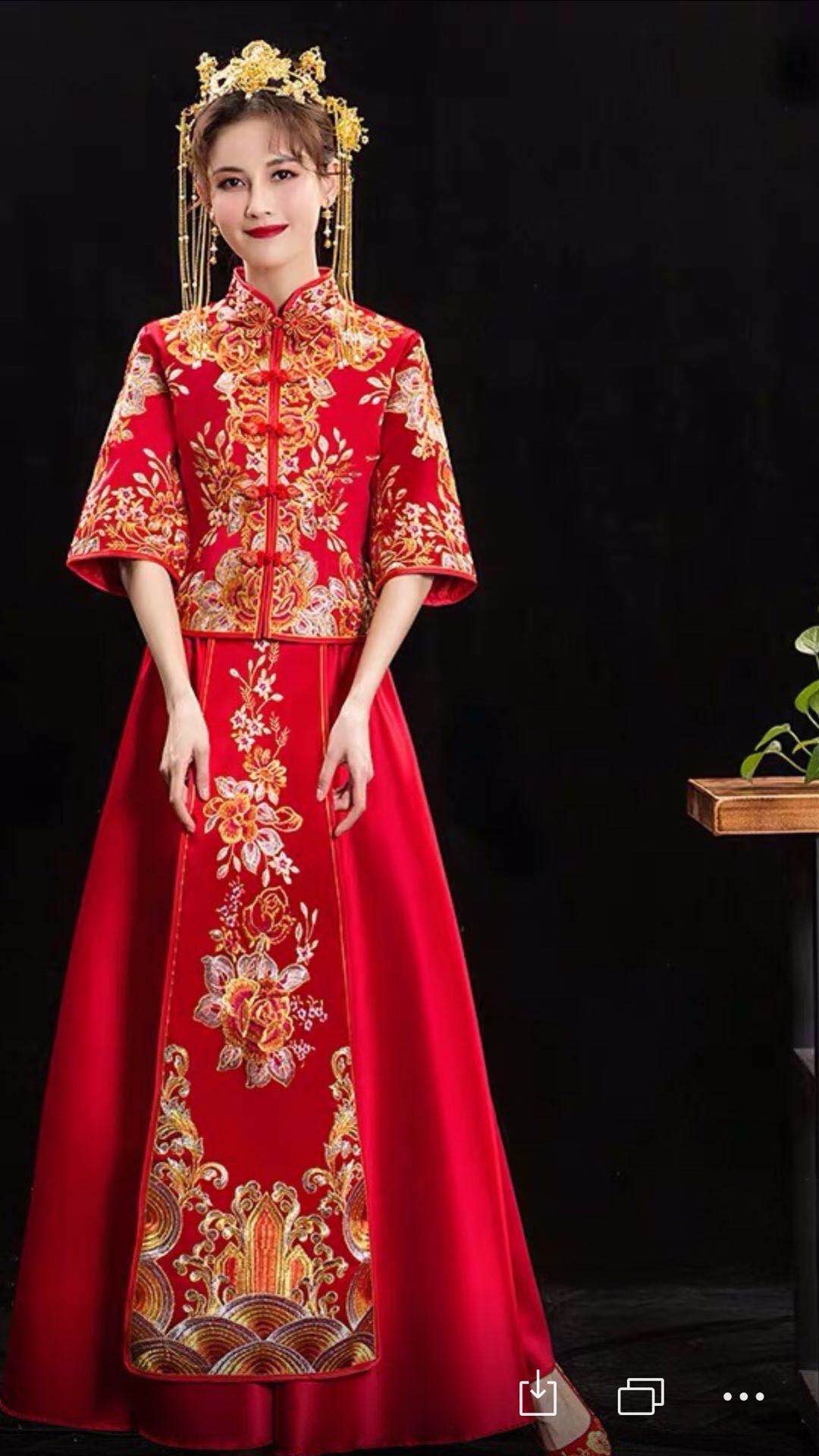 2020中式新娘秀禾服出阁婚礼古典奢华新款¥680